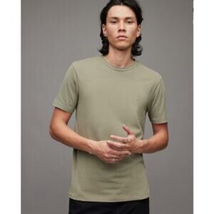 ALLSAINTS Brace Contrast Brushed‎ Cotton T-Shirt sz  XXL